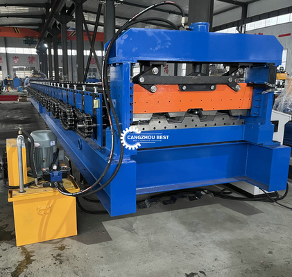 CE ISO9001 Baumaterial Verzinkter Stahldeckboden Rollformmaschine