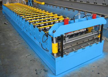 Deckungs-Blatt-Rolle, die Maschinen-Doppelschicht-Stahl IBR und gerunzelt bildet