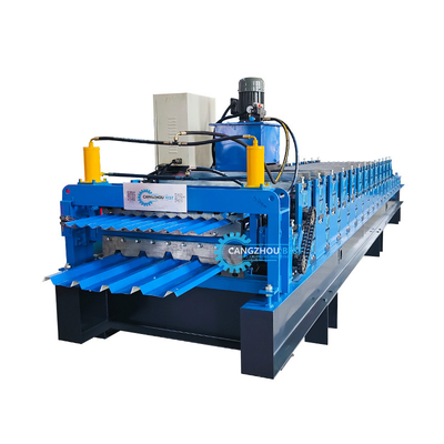 IBR 686 Wellstoff 762 Stahlprofil Doppelschicht-Dachplatten-Rollformmaschine