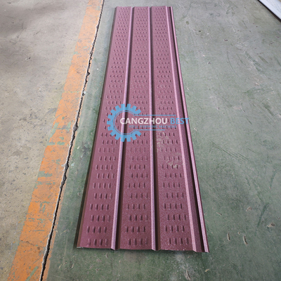 PLC-Steuerung Hochgeschwindigkeitsstahlwandplatte Soffit-Platte Rollenformmaschine