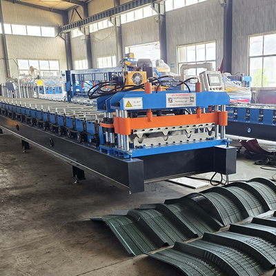 Hydraulische Schneidemaschine TR4 für Dachblech-Rollformmaschine zum Verkauf mit Zusammenfalzen