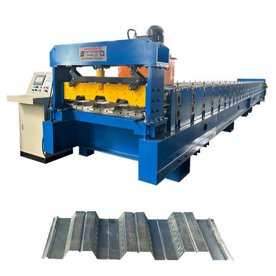 North American Market Canada 1.5"B 3"B Concrete Roof Floor Roll Forming Machine Aluminum Roof Sheet Making Machine
