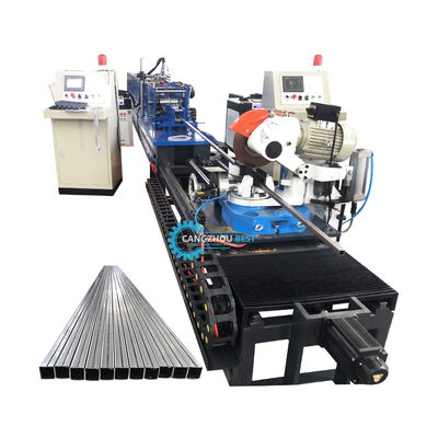 20x20mm Kleingröße Stahlprofil Laserschweißen Quadratröhre Rollenformmaschine