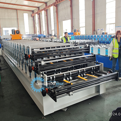 PLC-Steuerung Hydraulische Schneidmaschine Tr4 Tr5 Walzflächenmaschine für drei Schichten