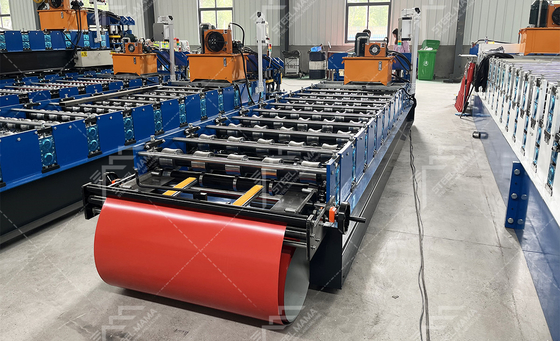 3Kw Hydraulic Cutting Steel Roof Sheet Roll Forming Machine Preis