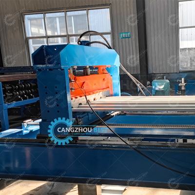 Galvanisierte Fliegende Schneider Non Stop 20m/min Decking Boden Stahlblech Rollen Formierung Maschine