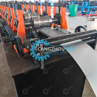 Stahldicke 0,8 mm Unterschied Aufprägungsläden Rolltür Profil Roll Formmaschine