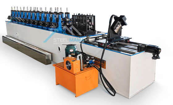 Hochgeschwindigkeits-PLC-gesteuerte Stang- und Gleisrollenformmaschine für C U L T Deckennetz