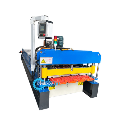 Gi 900mm Wirkungsbreite Stahlprofil Ibr Dachblech Rollformmaschine für Bau