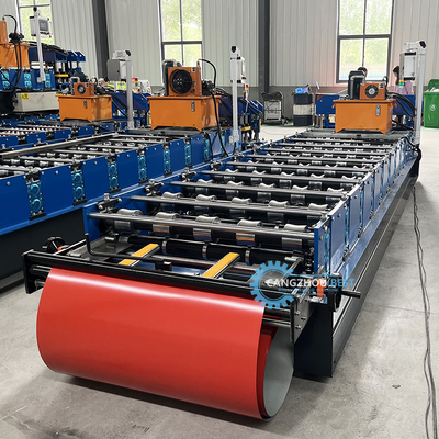 Gi 900mm Wirkungsbreite Stahlprofil Ibr Dachblech Rollformmaschine für Bau