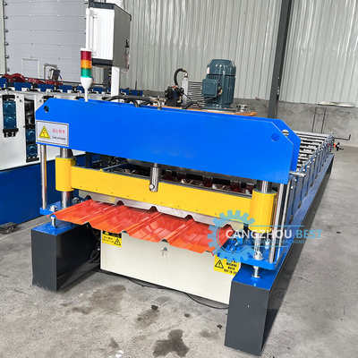 Gi 900mm Wirkungsbreite Stahlprofil Ibr Dachblech Rollformmaschine für Bau