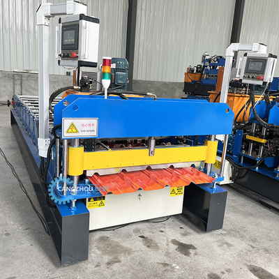 Gi 900mm Wirkungsbreite Stahlprofil Ibr Dachblech Rollformmaschine für Bau