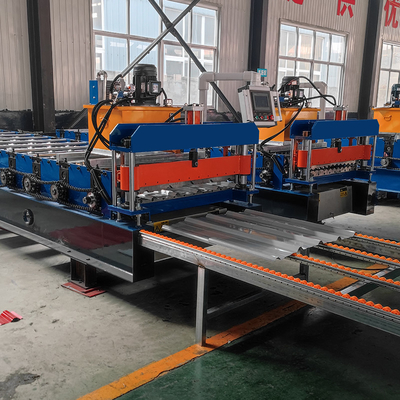 Maschine zur Rollenformung von Dachblechen für PPGI- und GI-Materialstärke von 0,2-0,8 mm