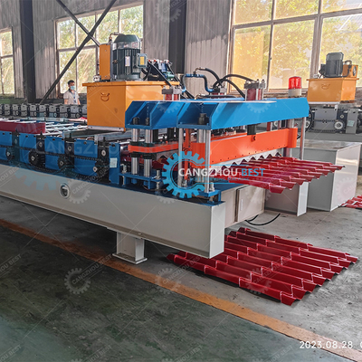 Druckmaschine zur Rollenformung von Glasdachfliesen/Linien mit hoher Leistung