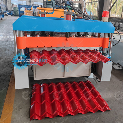 Druckmaschine zur Rollenformung von Glasdachfliesen/Linien mit hoher Leistung