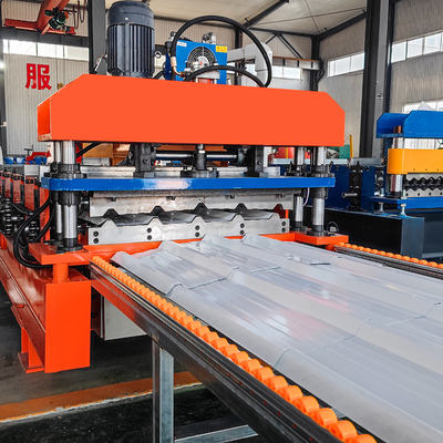 Farbstahlprofil Hochgeschwindigkeits-Rib/R-Panel-Dachblech-Rollformmaschine