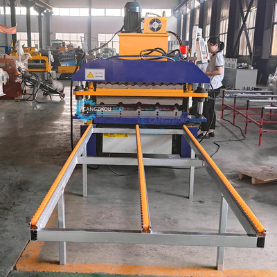 1000 mm Spulenbreite IBR Blech Wellstahlprofil Doppelschicht Rollenformmaschine