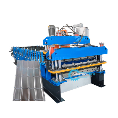 Glasig-glänzende Überdachungsblatt-Rolle der Fliesen-3kw 20mm, die Maschine bildet