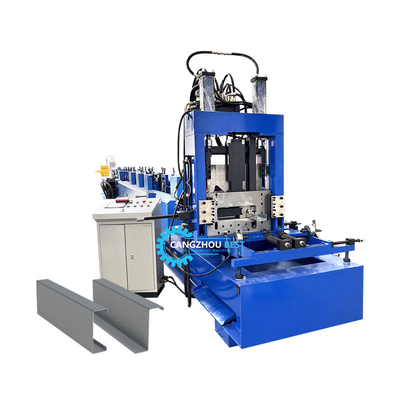 Automatische Czu Purlin Hydraulische Stanz- und Schneidmaschine zur Rollenformung