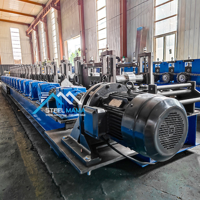 Flügelschneidmaschine mit hydraulischem Bohrloch Hochgeschwindigkeitsmaschine mit C-Kanal-Rollformmaschine