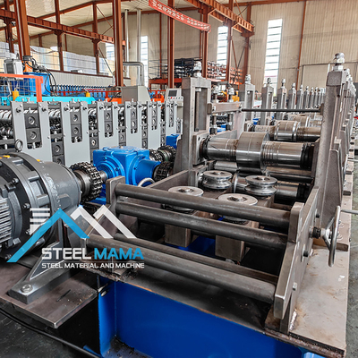 Flügelschneidmaschine mit hydraulischem Bohrloch Hochgeschwindigkeitsmaschine mit C-Kanal-Rollformmaschine