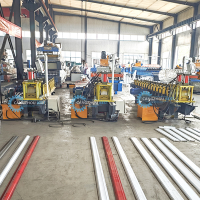 GI PPGI Galvanisierte Stahl Palisade Zaun Herstellung Rollen Formierung Maschine