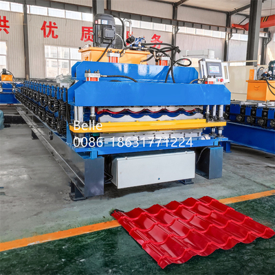 Hydraulische Schneidmaschine für die Rollenformung von Fliesen aus Aluminium und Stahl