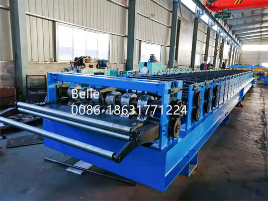 Hydraulische Schneidmaschine für die Rollenformung von Fliesen aus Aluminium und Stahl