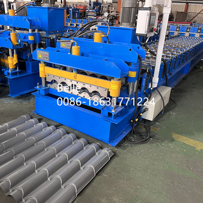 9-11 Reihen Dachmaschine mit 300H Stahl und 8-12m/min Produktivität