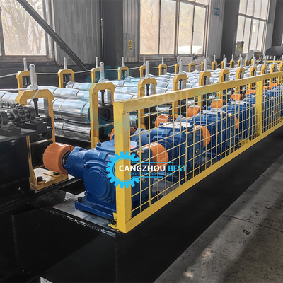 Hydraulisches Schneiden Trapez-Schritt-Fliesen-Rollformmaschine