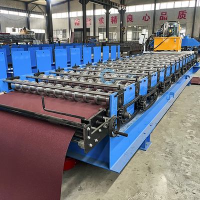 Langlebige Fliesen Dachbau 22 Stufen Rollen Dachfliesen Rollen Formmaschine mit Cr12 Klinge