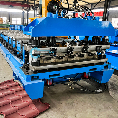Langlebige Fliesen Dachbau 22 Stufen Rollen Dachfliesen Rollen Formmaschine mit Cr12 Klinge