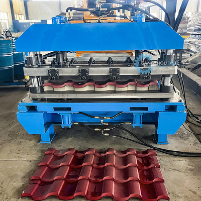 Langlebige Fliesen Dachbau 22 Stufen Rollen Dachfliesen Rollen Formmaschine mit Cr12 Klinge