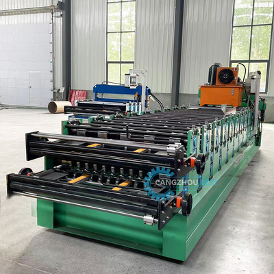 YX840&amp;836 Stahlprofil-Doppelschicht-Dachfarbblatt-Rollformmaschine