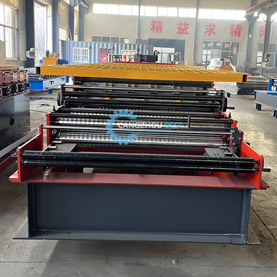 USA Design PLC-Steuerung Automatisches Schneiden Doppelschicht-Dachblech-Rollformmaschine