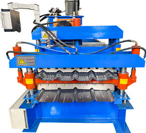 Delta PLC 15-20m/Min Geschwindigkeit Doppelschicht Rollformmaschine Benutzerfreundliches Design