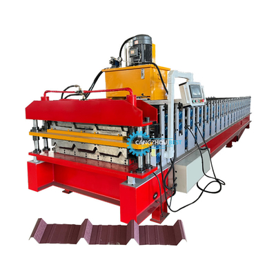 Automatische Bedienung Stahlfliesen Dachplatte Maschine für eine reibungslose Produktion