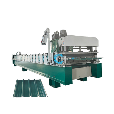 PPGI GI Farbstahl Profil Dachplatte / Panel Roll Formmaschine