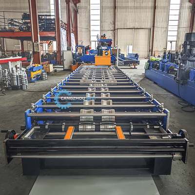 1050mm galvanisierte Stahldachprofil Trapezodial-Blatt-Roll-Formmaschine