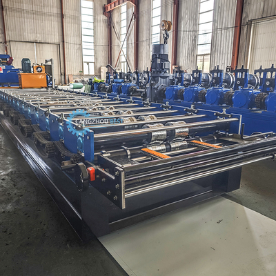 1050mm galvanisierte Stahldachprofil Trapezodial-Blatt-Roll-Formmaschine