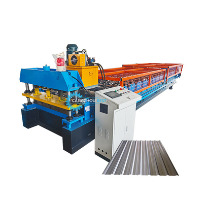 Automatische PPGI GI-Rollformmaschine für das Abschneiden von Stahlprofilen