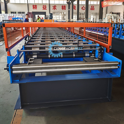 Automatische PPGI GI-Rollformmaschine für das Abschneiden von Stahlprofilen