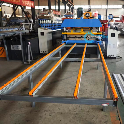 Automatische PPGI GI-Rollformmaschine für das Abschneiden von Stahlprofilen
