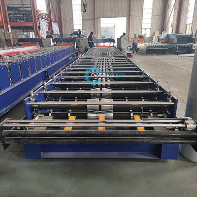 Russland Beliebte H44 Stahlprofil galvanisierte Dachplatten Rollenformmaschine