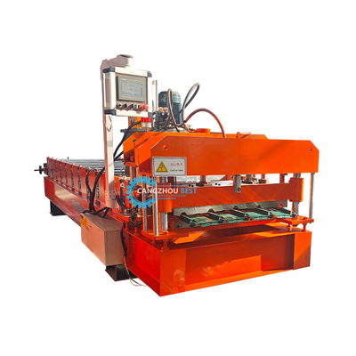Farbstahl-IBR-Dachblech- / Fliesen-Einschicht-Dachblech-Rollformmaschine