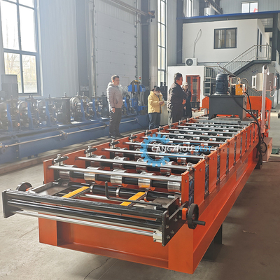 Farbstahl-IBR-Dachblech- / Fliesen-Einschicht-Dachblech-Rollformmaschine