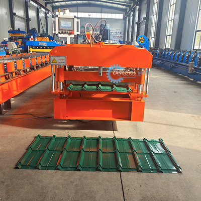 Farbstahl-IBR-Dachblech- / Fliesen-Einschicht-Dachblech-Rollformmaschine