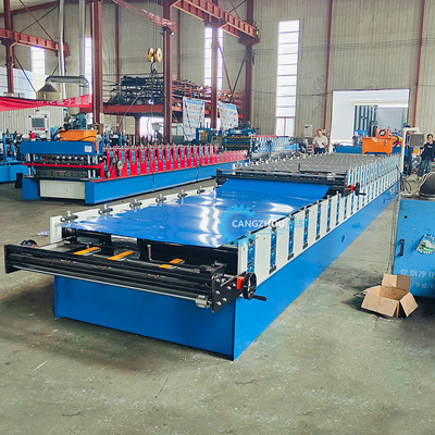 PLC-Steuerung Automatisches Schneiden Hydraulische Dachplattenwalzmaschine