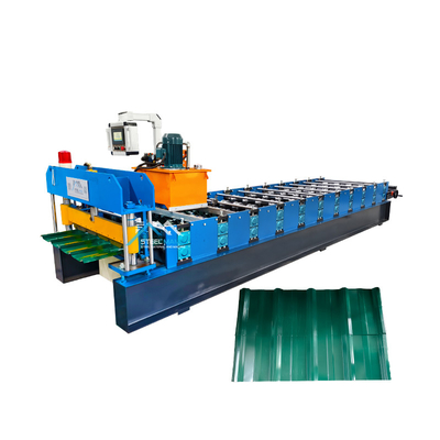 Hochgeschwindigkeitsmaschine zur Herstellung von Dachblechen mit einer Breite von 0,3-0,8 mm