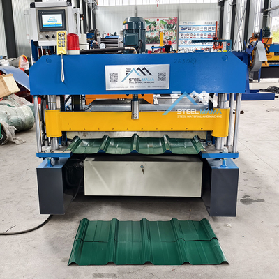 Hochgeschwindigkeitsmaschine zur Herstellung von Dachblechen mit einer Breite von 0,3-0,8 mm